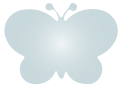 blue butterfly icon